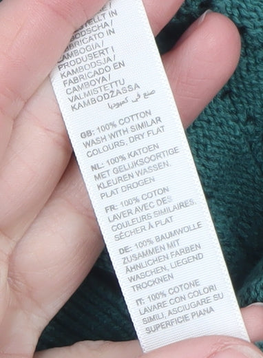 Womens UK Size 12 Fat Face Green Cardigan Jumper