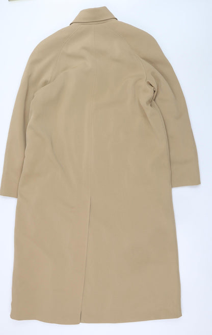 Womens UK Size 12 Marks and Spencer Beige Overcoat