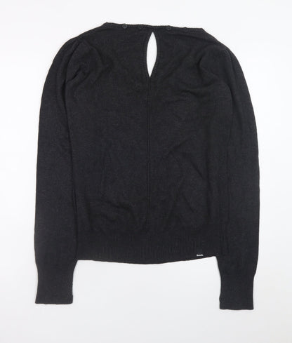 Womens UK Size L Bench Black Pullover Jumper