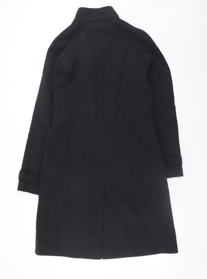 Stark Women’s Black Long Trench Coat Size 10 Classic Style