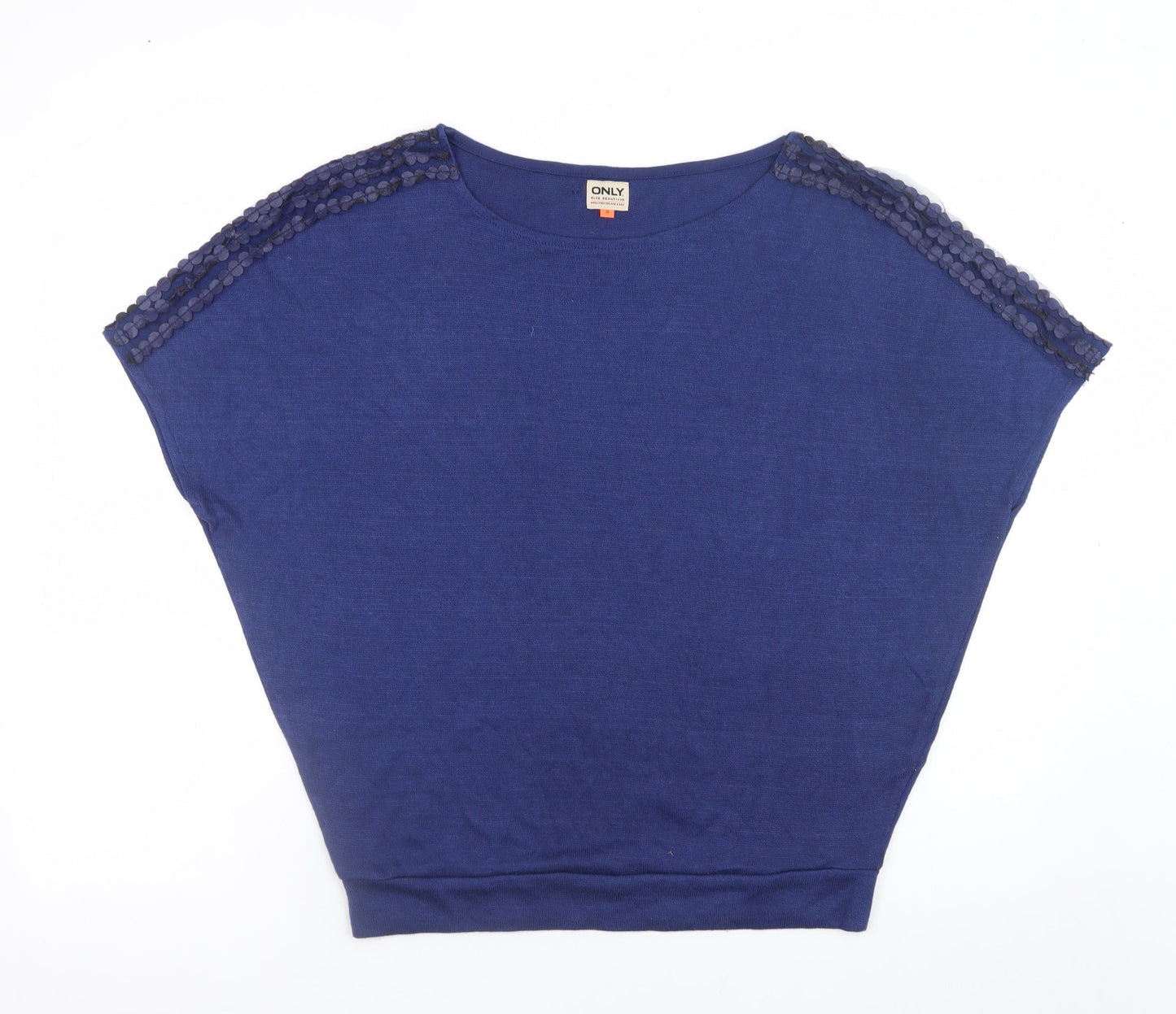 Womens UK Size S Only Blue Pullover Jumper