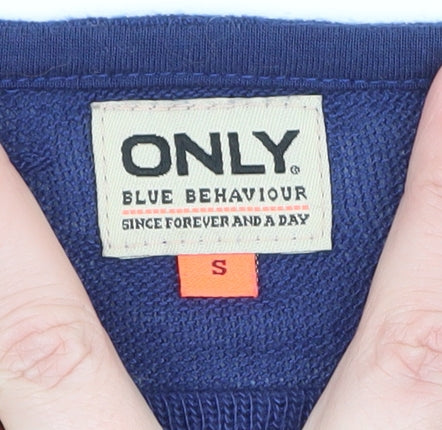 Womens UK Size S Only Blue Pullover Jumper