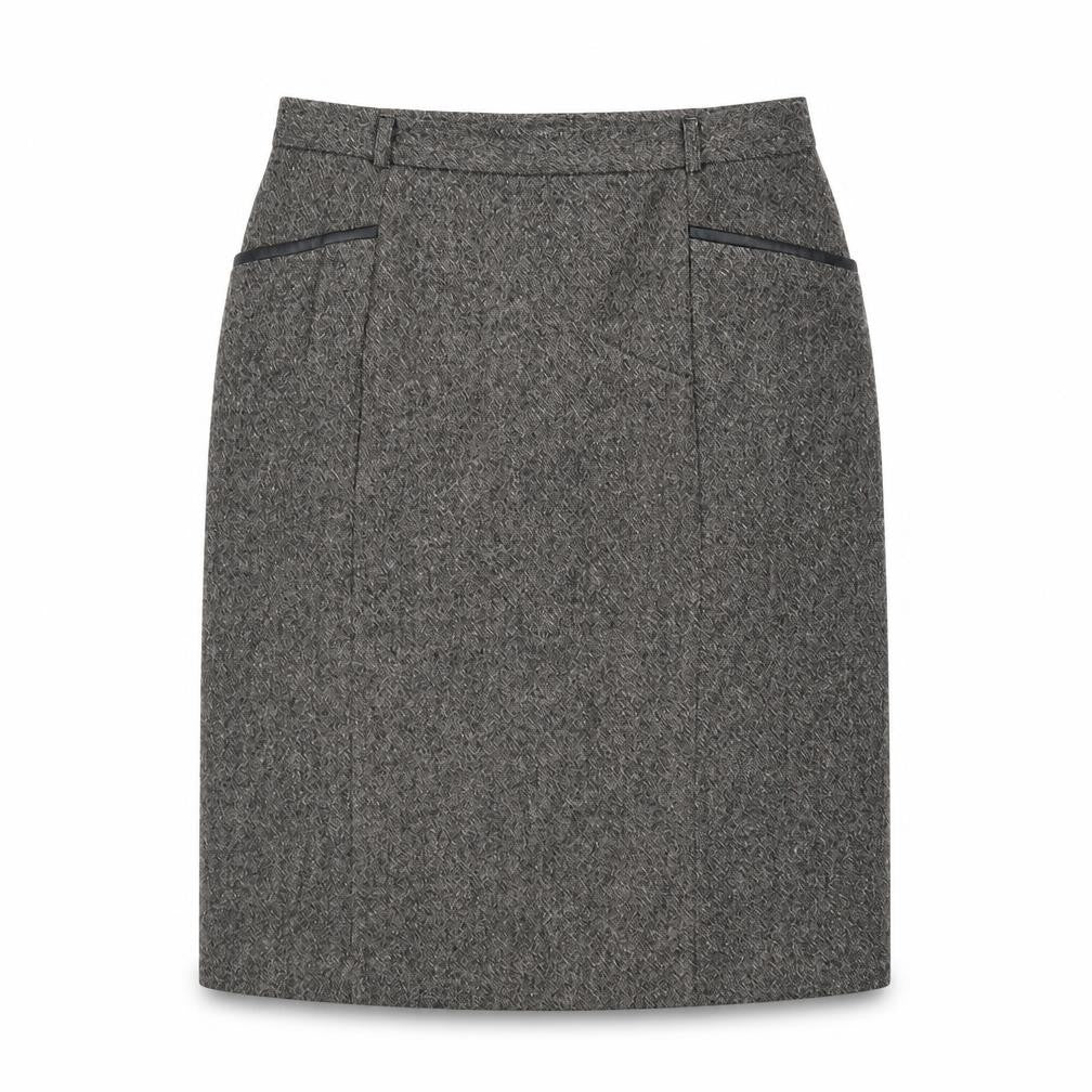 Womens UK Size 16 Viyella Straight & Pencil Tweed Skirt