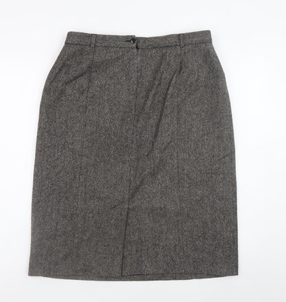 Womens UK Size 16 Viyella Straight & Pencil Tweed Skirt