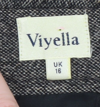 Womens UK Size 16 Viyella Straight & Pencil Tweed Skirt