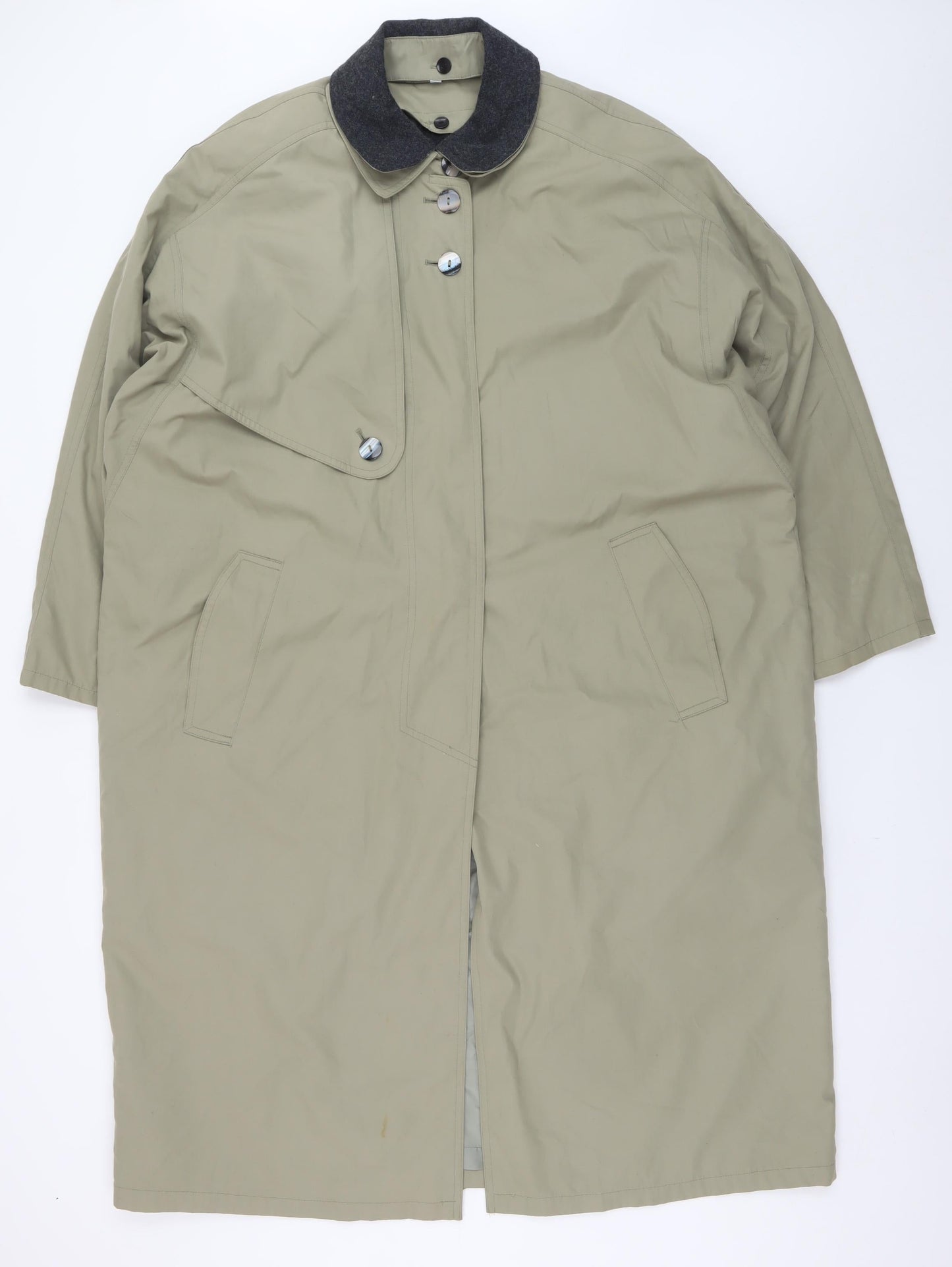 Womens UK Size 14 House of Fraser Beige Trench Coat