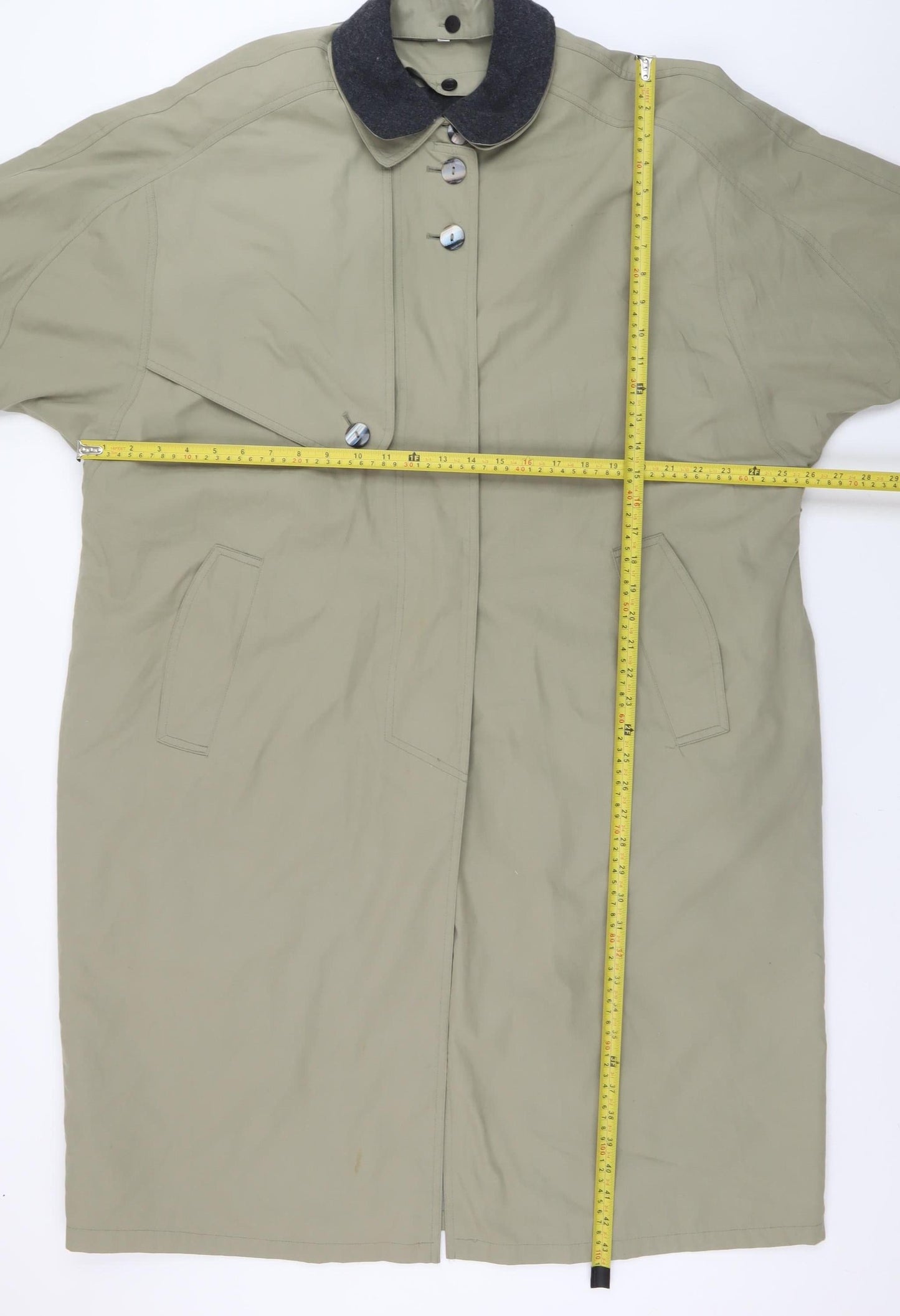 Womens UK Size 14 House of Fraser Beige Trench Coat