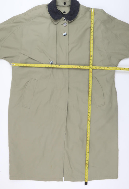 Womens UK Size 14 House of Fraser Beige Trench Coat