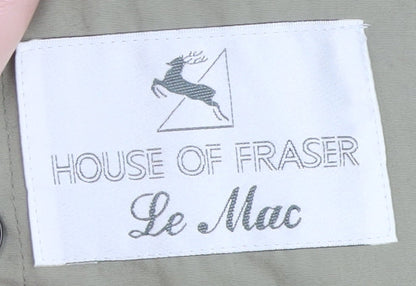 Womens UK Size 14 House of Fraser Beige Trench Coat
