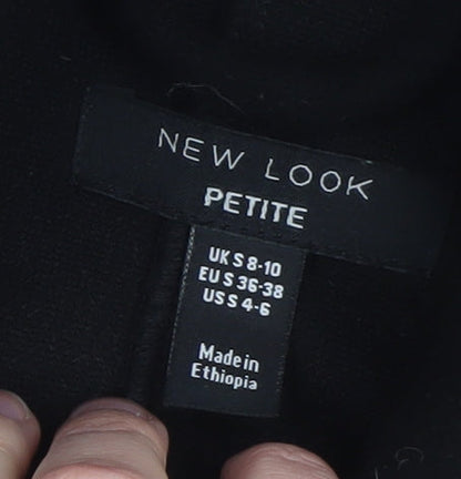Womens UK Size 8-10 New Look Black Basic Jacket