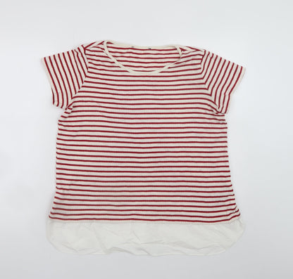 Womens UK Size 16 Marks and Spencer Multicoloured Basic T-Shirt