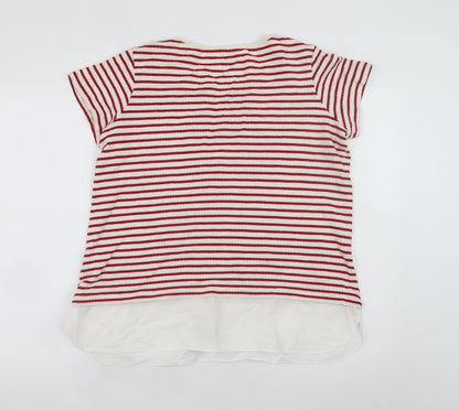 Womens UK Size 16 Marks and Spencer Multicoloured Basic T-Shirt