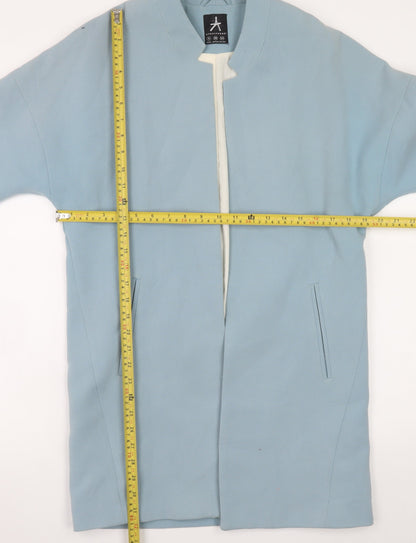 Womens UK Size 8 Atmosphere Blue Overcoat
