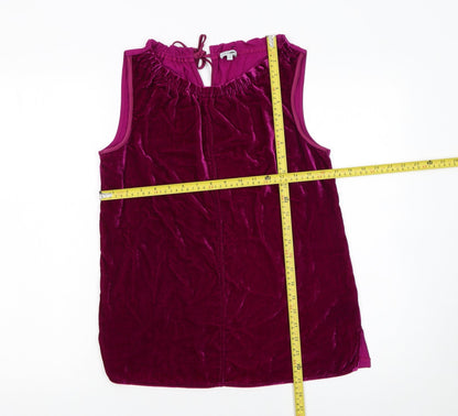 Womens UK Size S Jigsaw Purple Camisole Tank