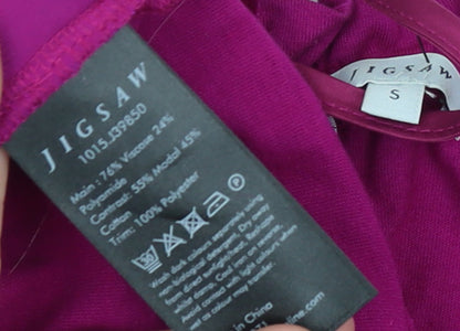 Womens UK Size S Jigsaw Purple Camisole Tank