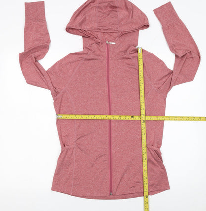 Womens UK Size M Sykooria Pink Full Zip Hoodie
