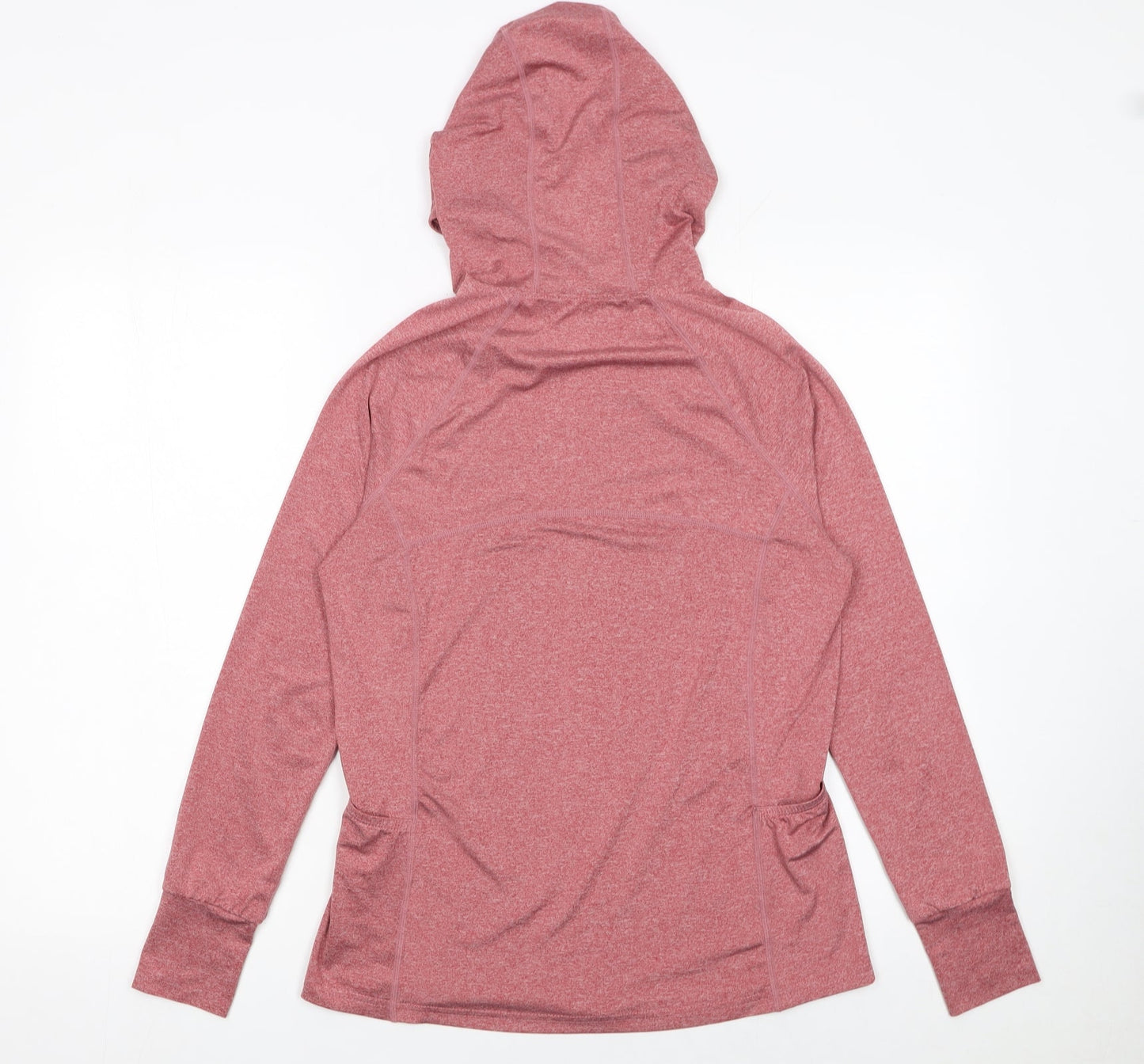 Womens UK Size M Sykooria Pink Full Zip Hoodie