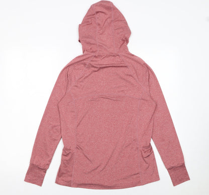 Womens UK Size M Sykooria Pink Full Zip Hoodie
