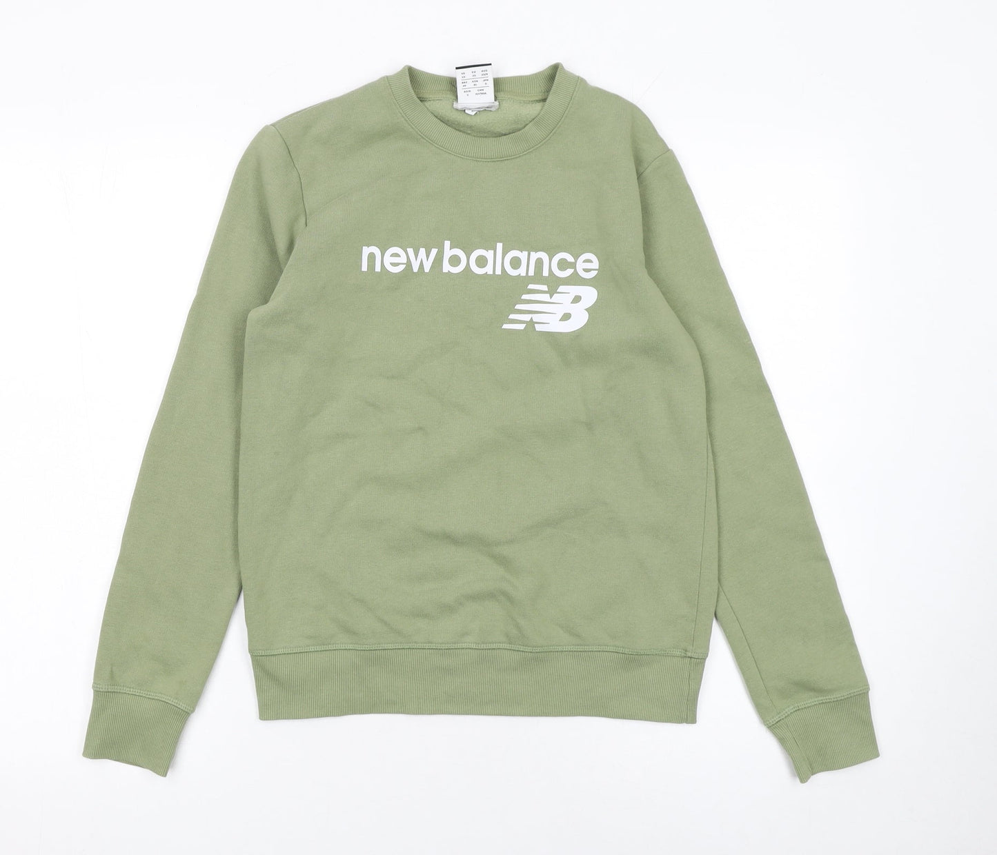 Womens UK Size XS New Balance Green Pullover Sweatshirt