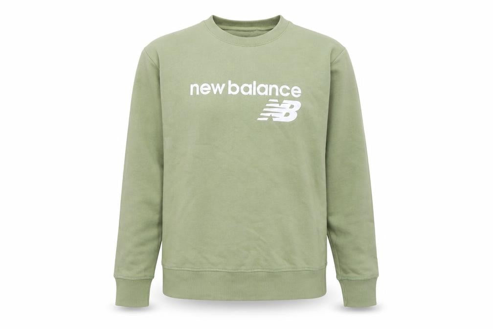 Womens UK Size XS New Balance Green Pullover Sweatshirt