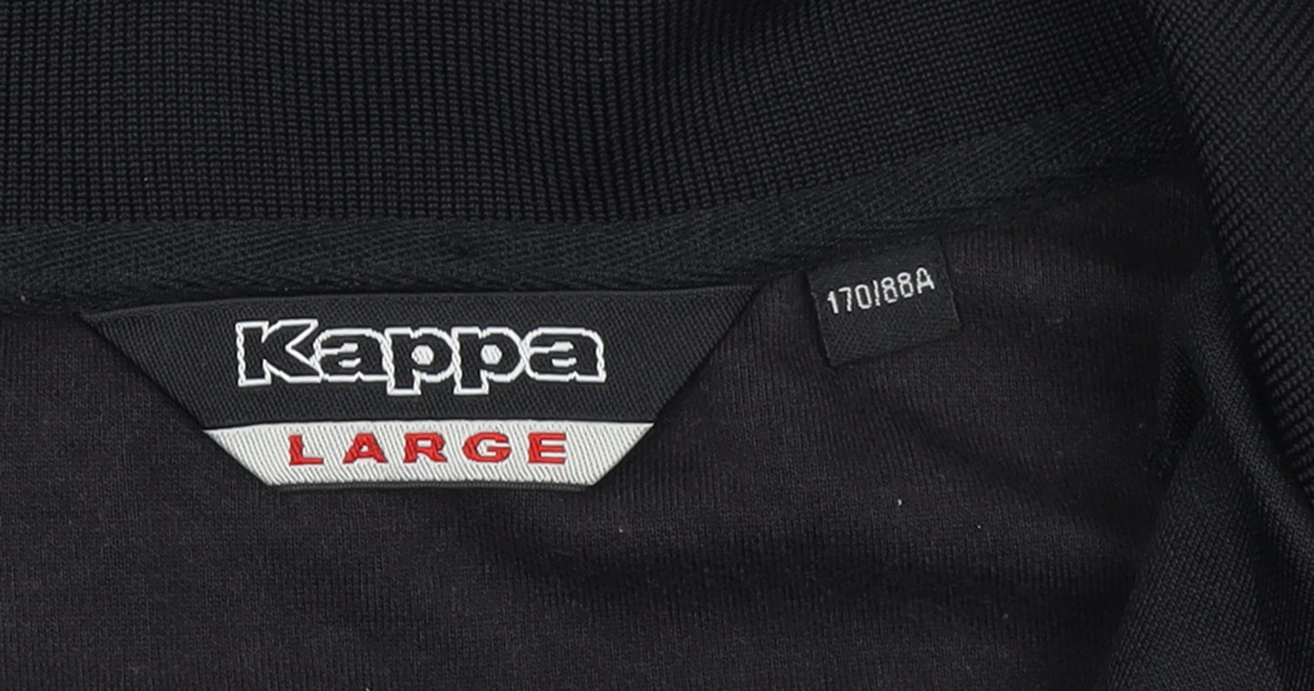 Womens UK Size L Kappa Black Gym & Training Running & Jogging Casual Jacket