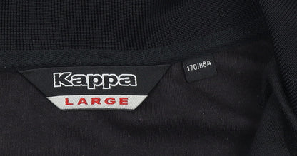 Womens UK Size L Kappa Black Gym & Training Running & Jogging Casual Jacket
