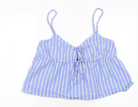Womens UK Size L H&M Blue Camisole Tank