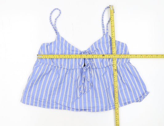 Womens UK Size L H&M Blue Camisole Tank