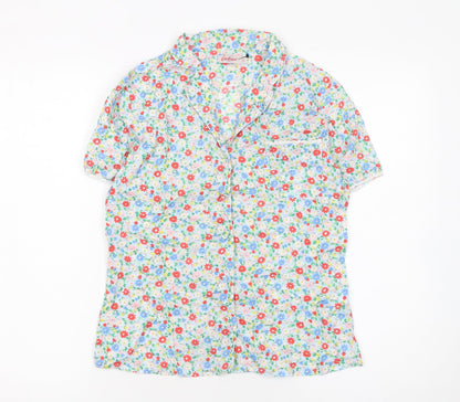 Cath Kidston Women’s Multicoloured Floral Cotton Button-Up Shirt XS