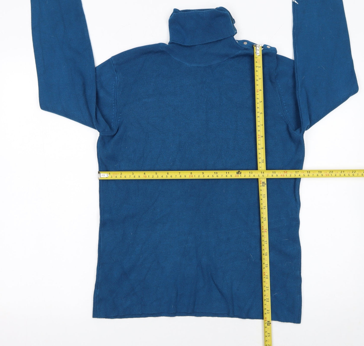 Womens UK Size XL M&Co Blue Pullover Jumper