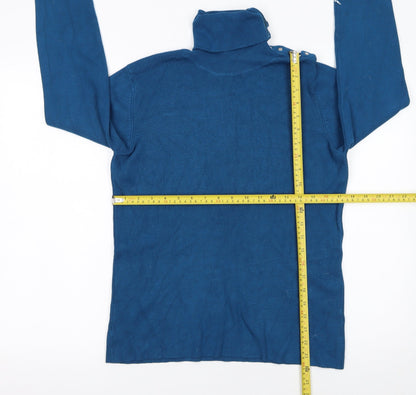 Womens UK Size XL M&Co Blue Pullover Jumper