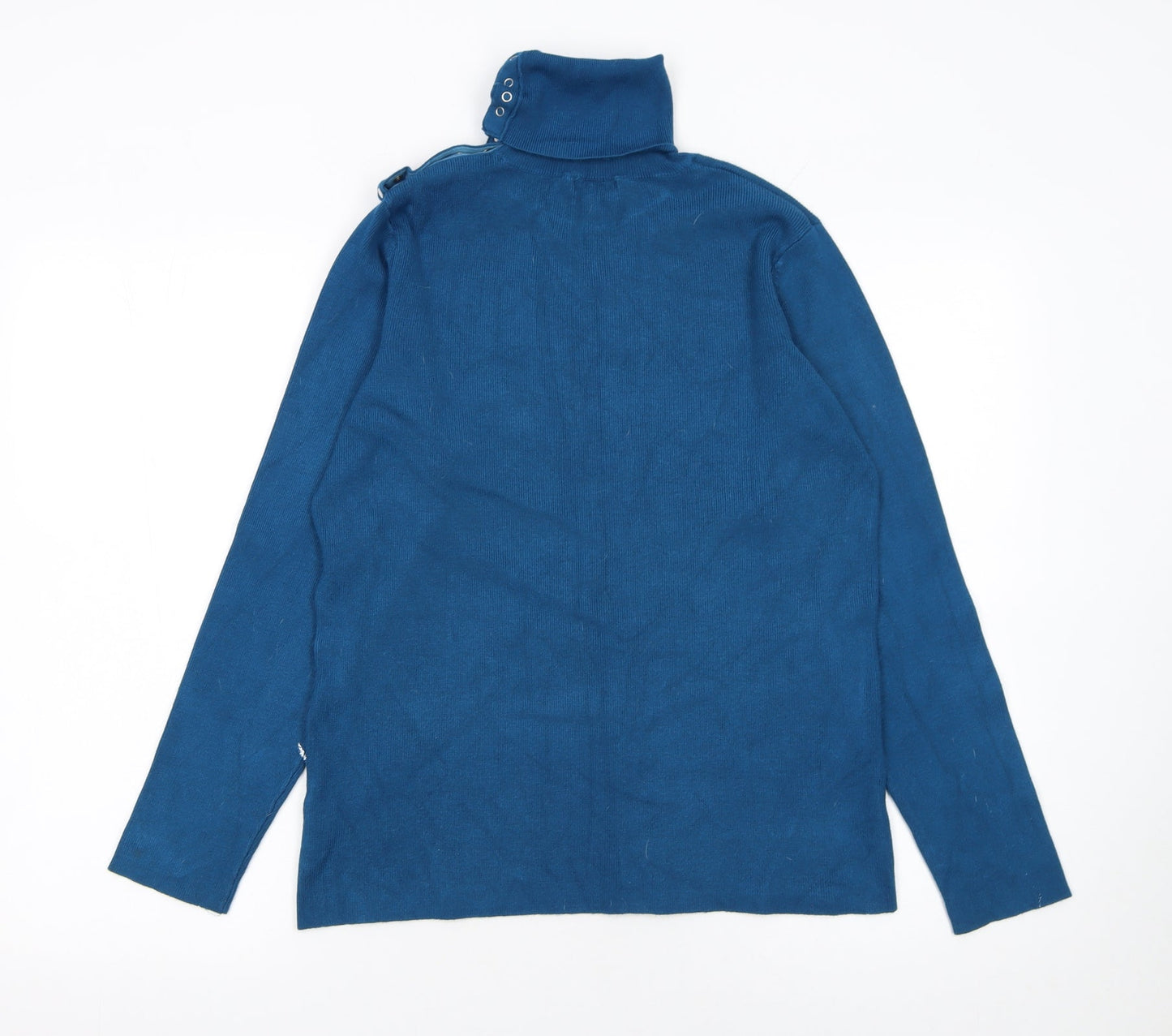 Womens UK Size XL M&Co Blue Pullover Jumper