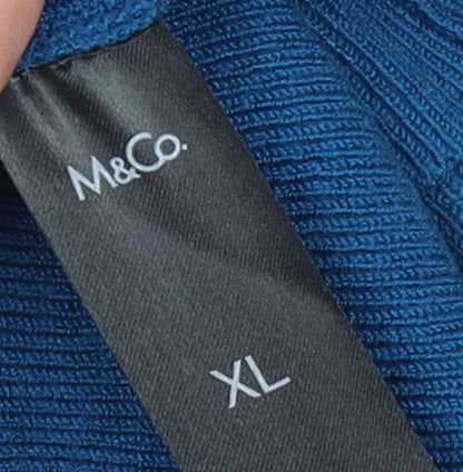 Womens UK Size XL M&Co Blue Pullover Jumper