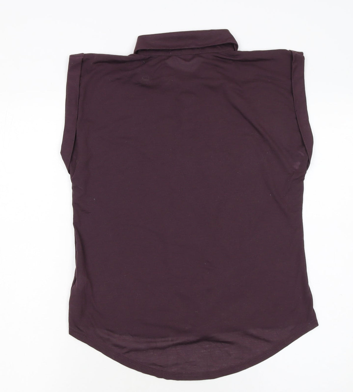 Womens UK Size 8 River Island Purple Basic Button-Up