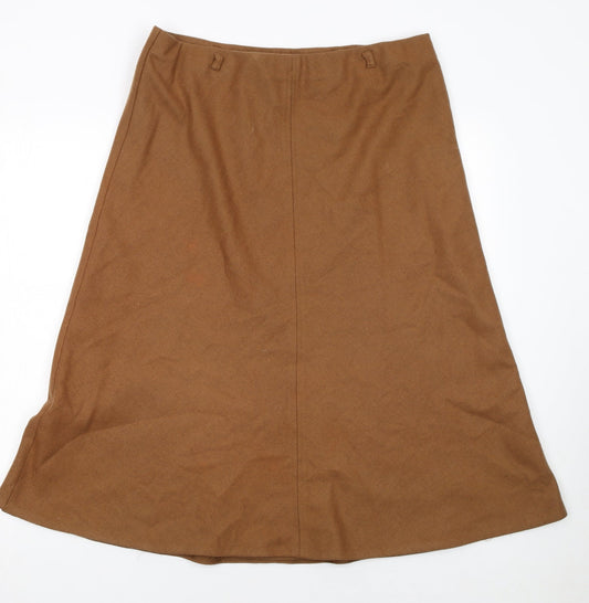 Womens UK Size 14 Marks and Spencer A-Line Twill Skirt