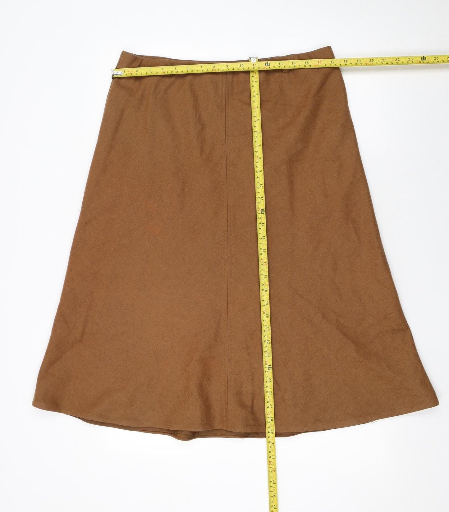 Womens UK Size 14 Marks and Spencer A-Line Twill Skirt