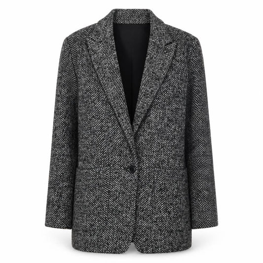 Womens UK Size 12 Mango Regular Grey Blazer