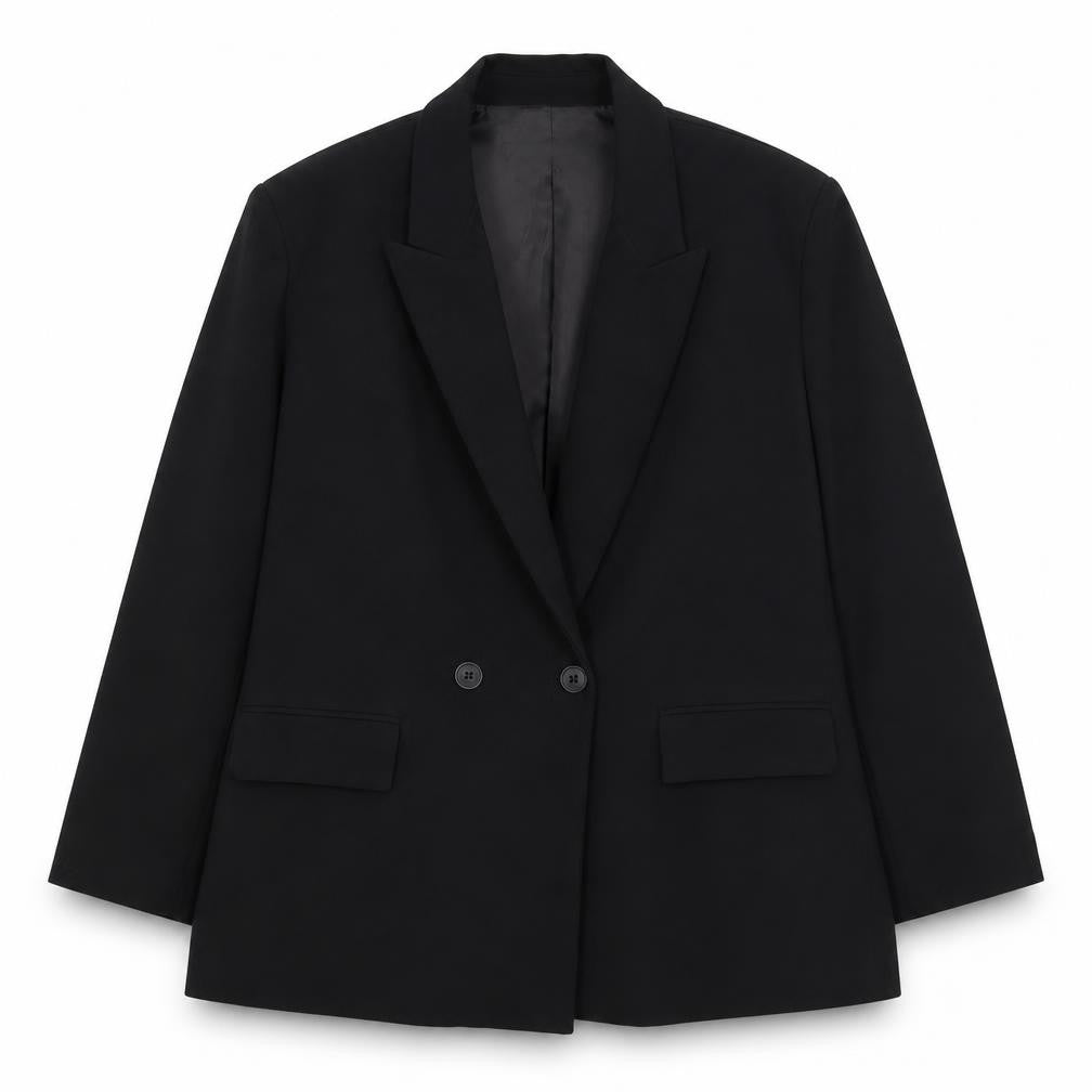 Womens UK Size XL Zara Regular Black Blazer