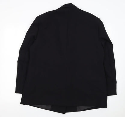 Womens UK Size XL Zara Regular Black Blazer