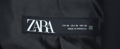 Womens UK Size XL Zara Regular Black Blazer