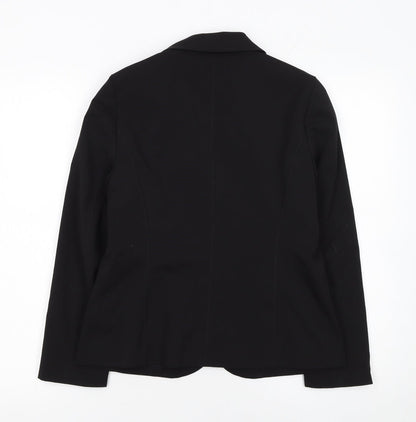 Womens UK Size 4 Petite Covington Petites Black Blazer