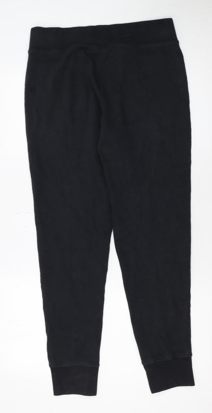 Mens UK Size S Champion Regular Fit Jogger Black Trousers