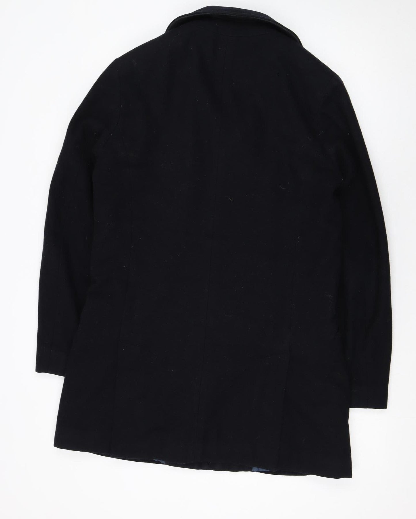 Womens UK Size S John Lewis Black Pea Coat