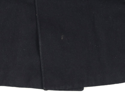 Womens UK Size S John Lewis Black Pea Coat