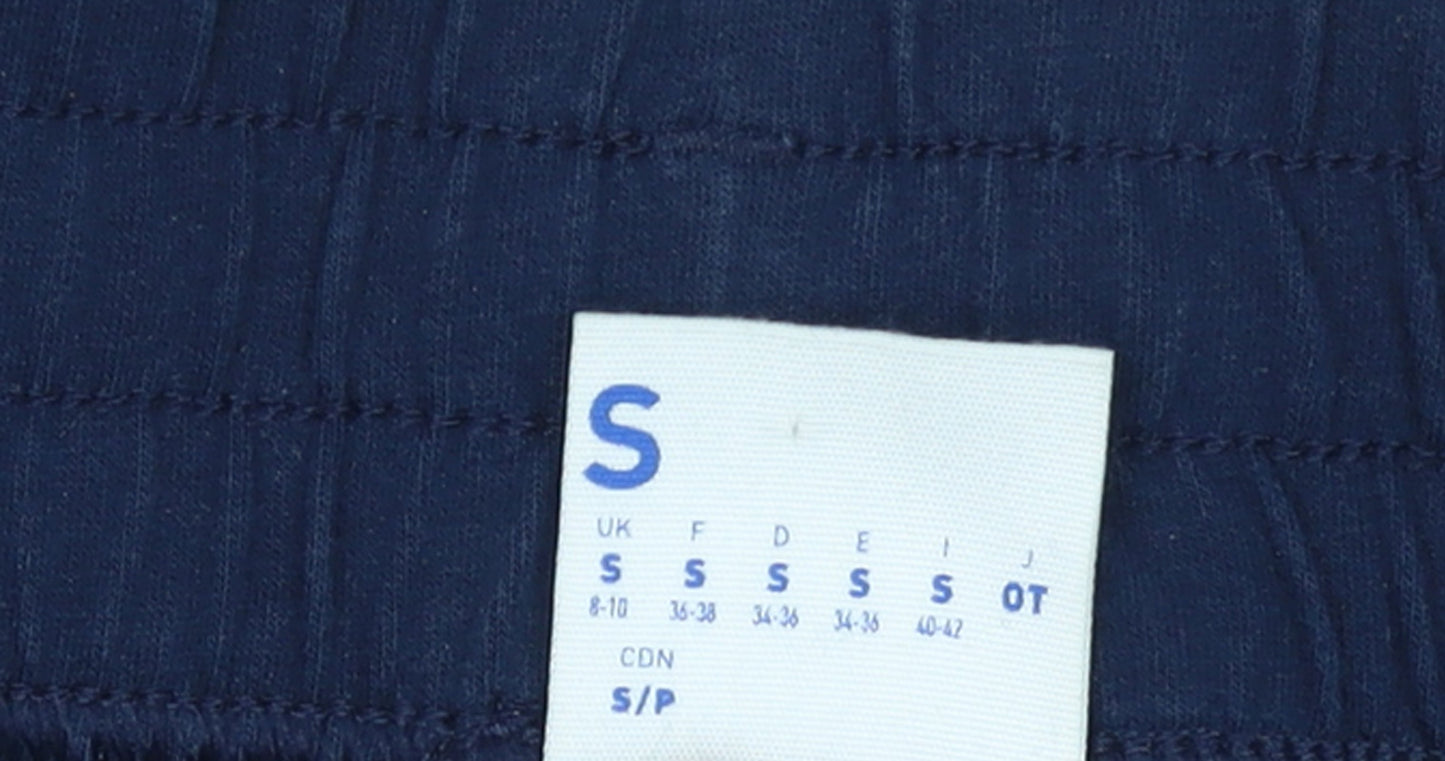 Womens UK Size S Reebok Regular Fit Jogger Blue Trousers