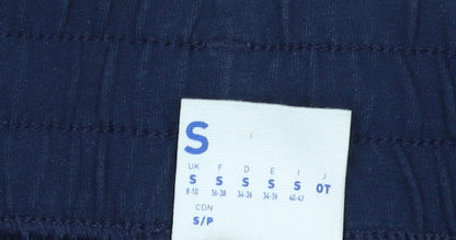 Womens UK Size S Reebok Regular Fit Jogger Blue Trousers
