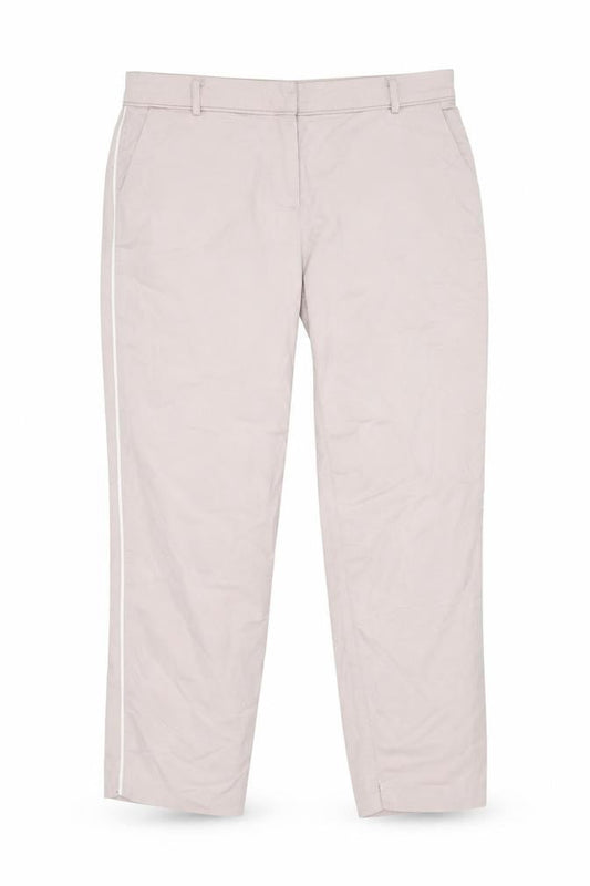 Womens UK Size 8 Mint Velvet Slim Fit Chino Beige Trousers