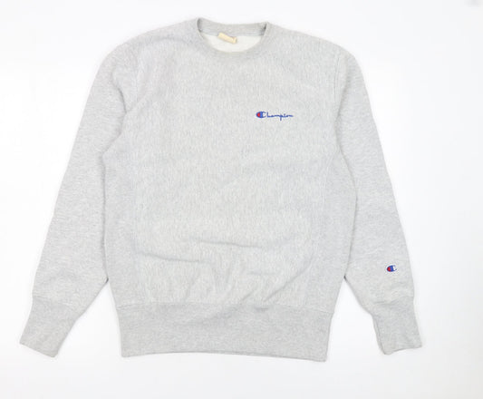 Mens UK Size S Champion Grey Pullover Sweatshirt