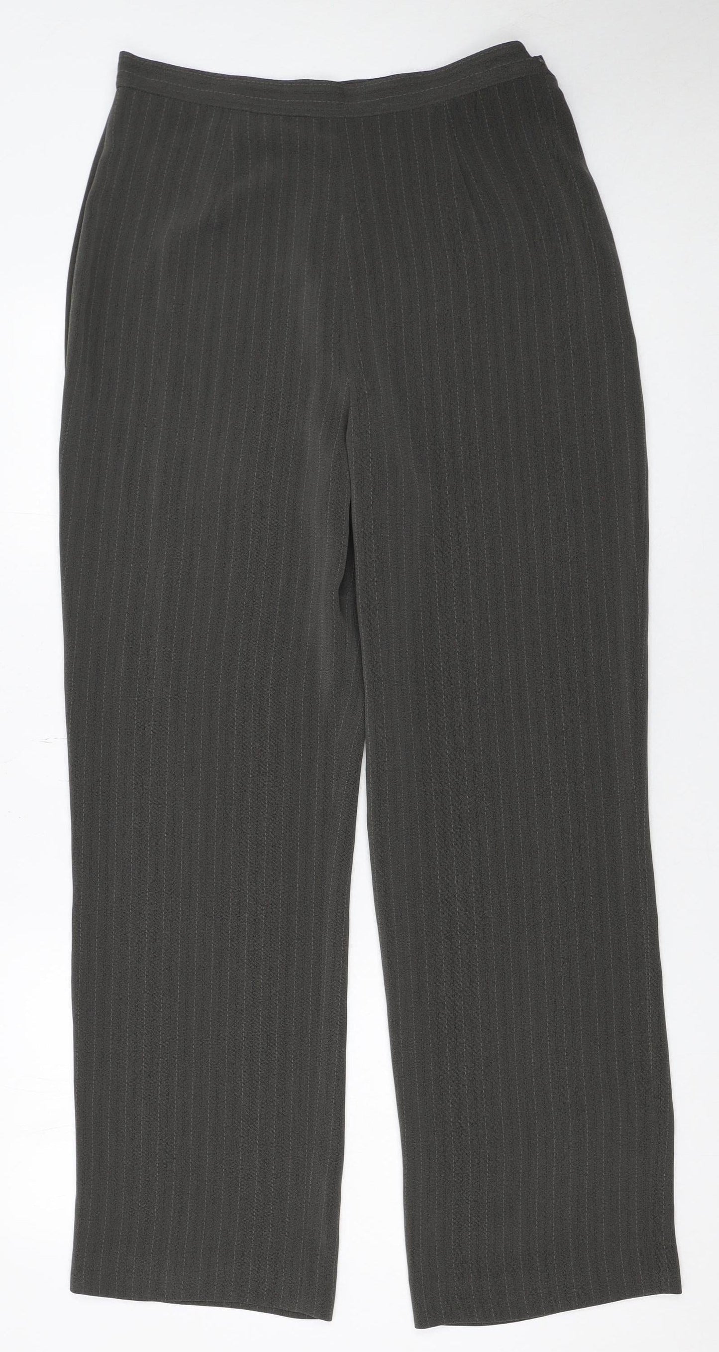 Womens UK Size 14 NEXT Regular Fit BusinessCasualWorkwear Grey Trousers