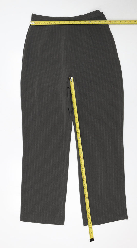 Womens UK Size 14 NEXT Regular Fit BusinessCasualWorkwear Grey Trousers